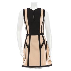 - Never Worn Black & Beige Robert Rodriguez Dress